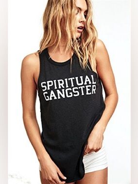 Spiritual Gangster Grey Tank, size S